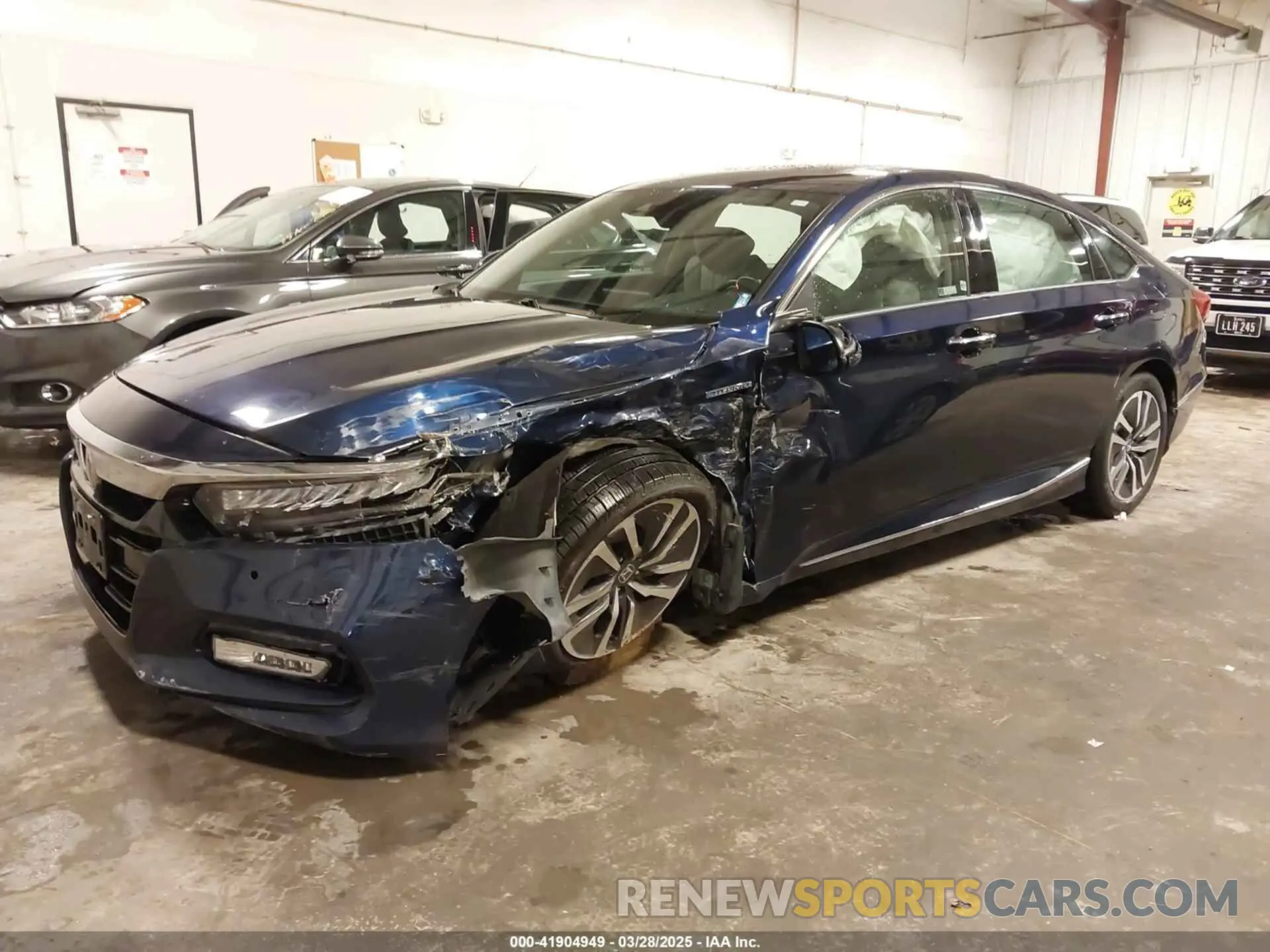 2 fotografías del automóvil dañado 1HGCV3F92KA005107 HONDA ACCORD HYBRID 2019