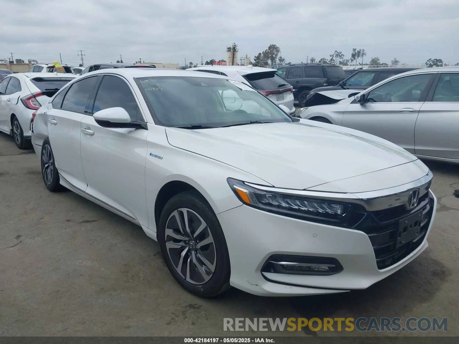 1 fotografías del automóvil dañado 1HGCV3F9XKA000284 HONDA ACCORD HYBRID 2019