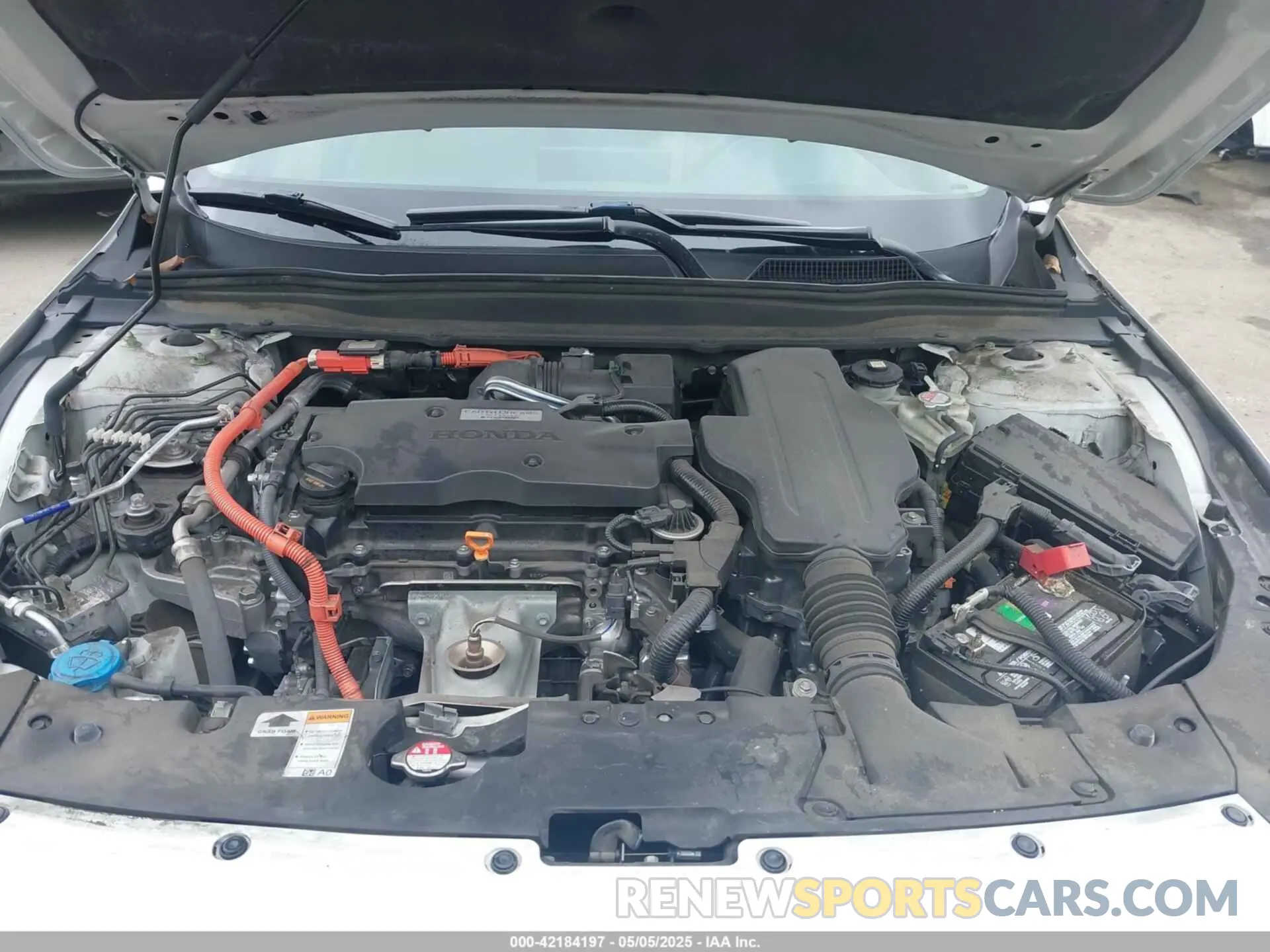 10 fotografías del automóvil dañado 1HGCV3F9XKA000284 HONDA ACCORD HYBRID 2019