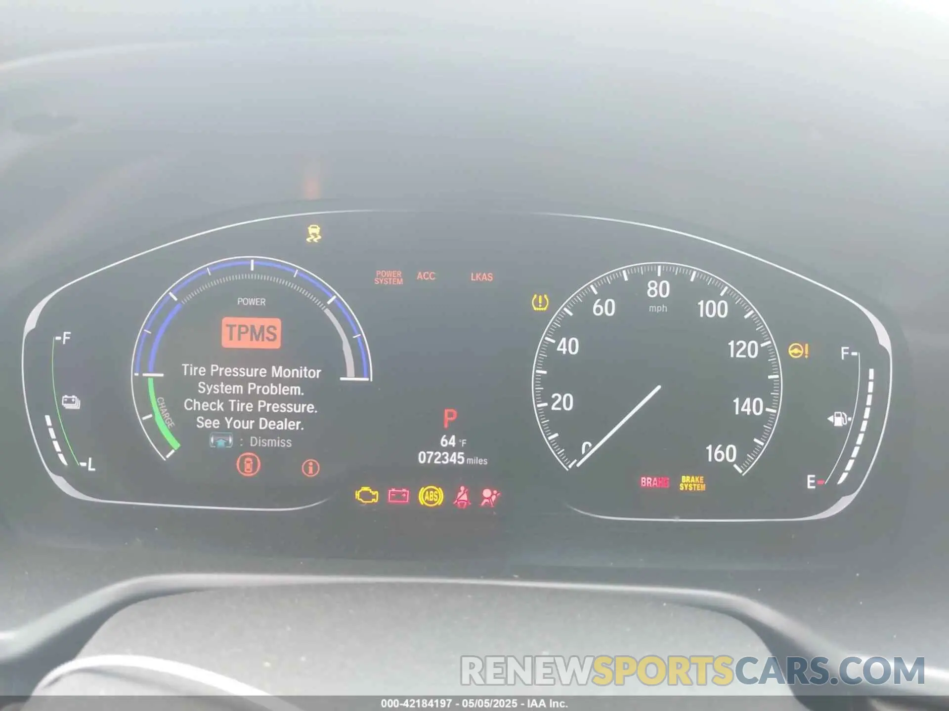 7 fotografías del automóvil dañado 1HGCV3F9XKA000284 HONDA ACCORD HYBRID 2019