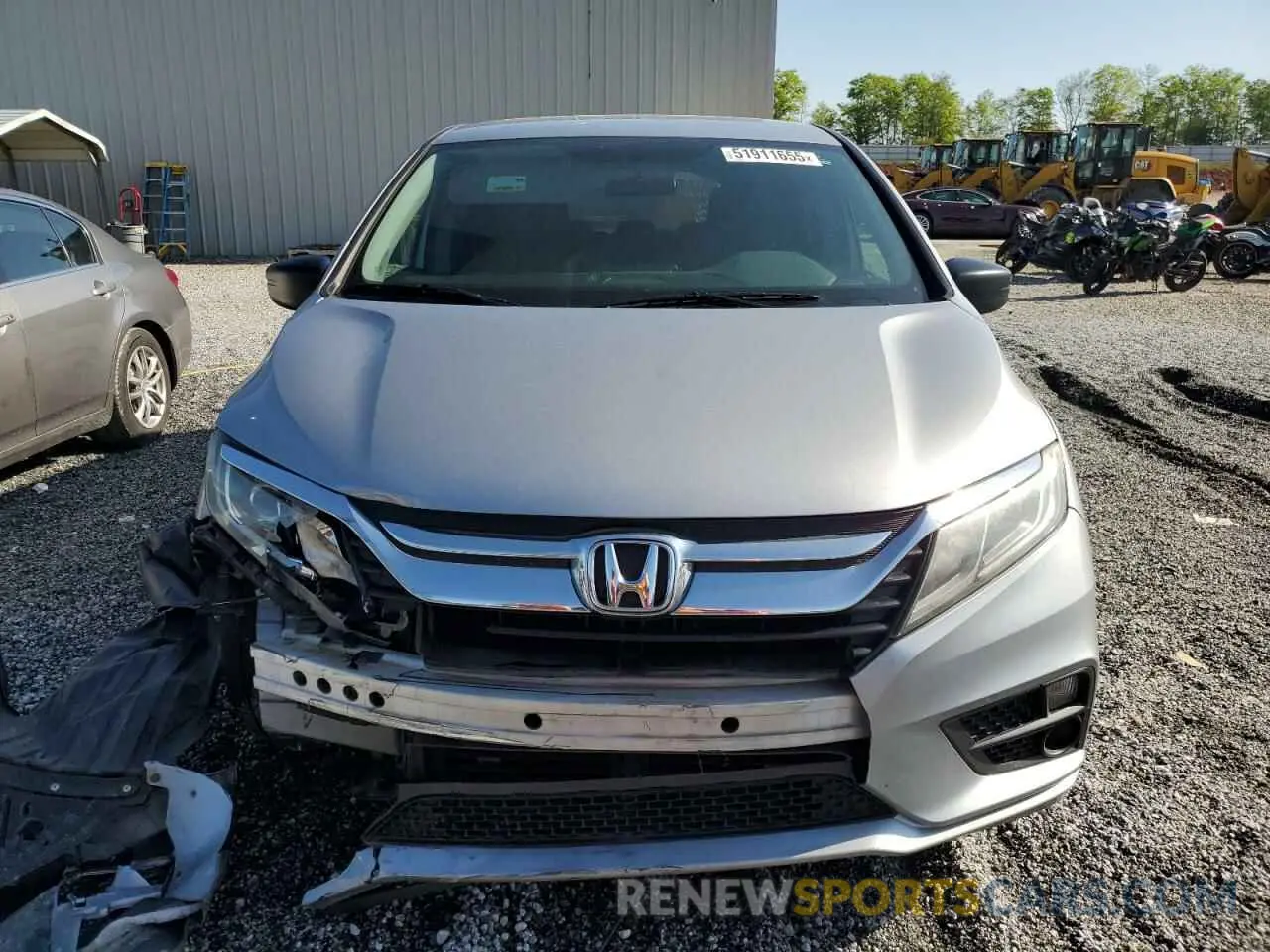 5 fotografías del automóvil dañado 5FNRL6H28KB023506 HONDA All Models 2019