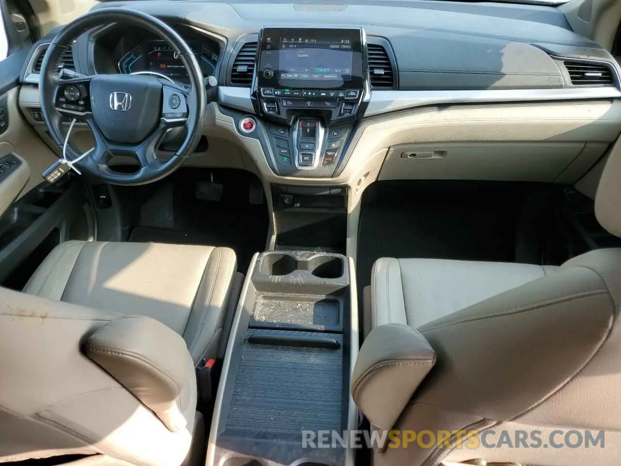 8 fotografías del automóvil dañado 5FNRL6H71KB032236 HONDA All Models 2019
