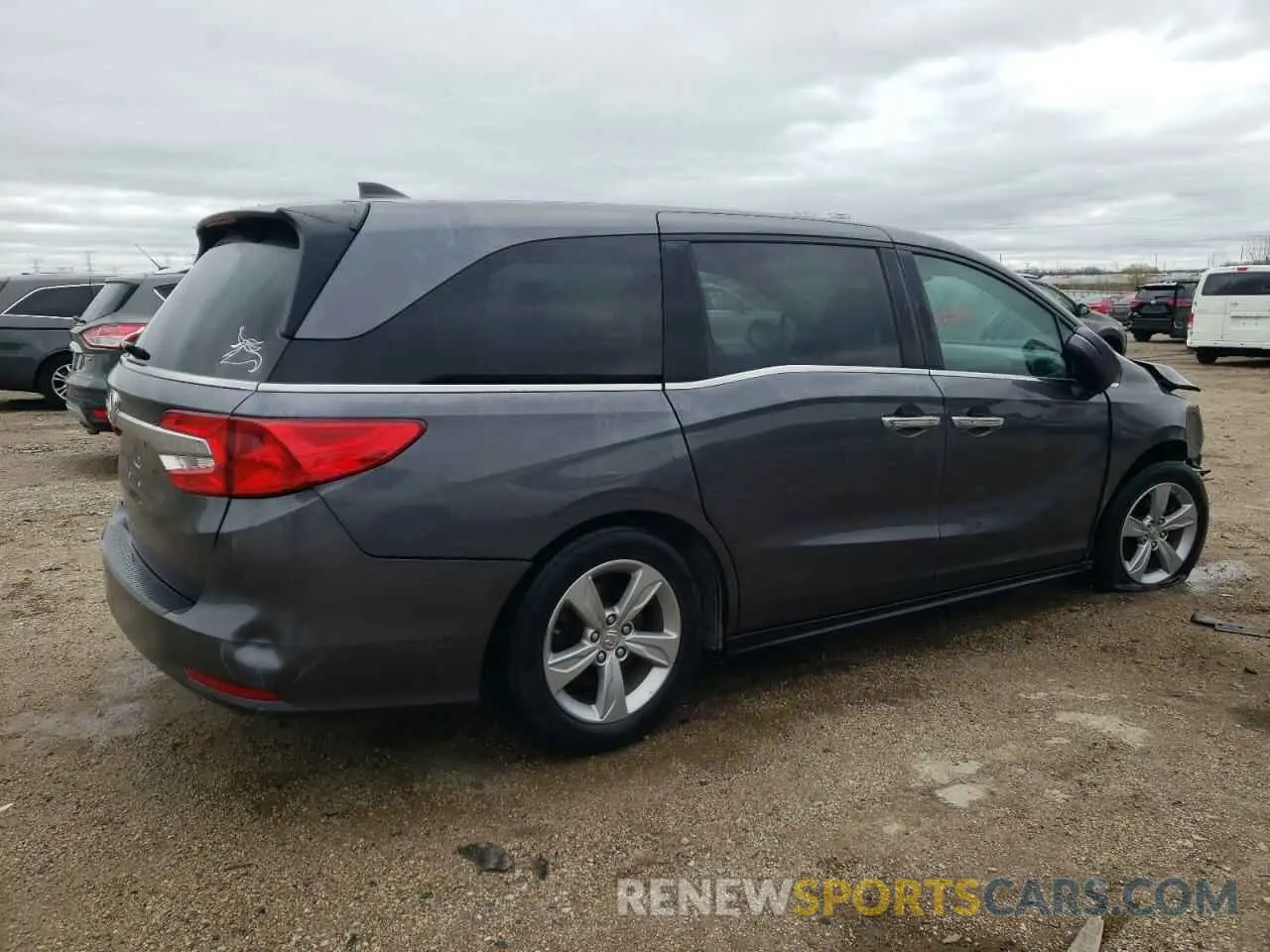 3 fotografías del automóvil dañado 5FNRL6H74KB004916 HONDA All Models 2019