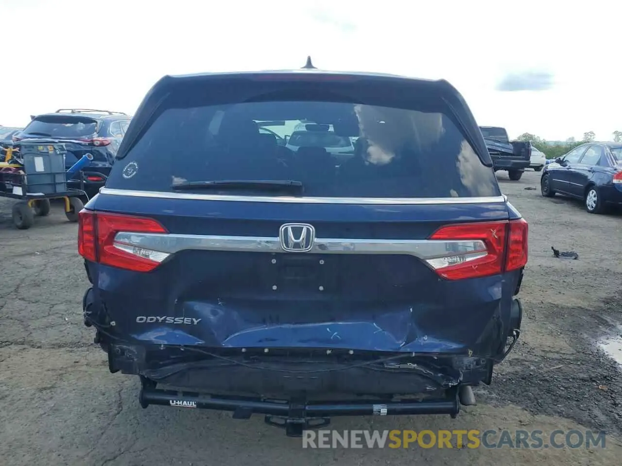 6 fotografías del automóvil dañado 5FNRL6H74KB077977 HONDA All Models 2019