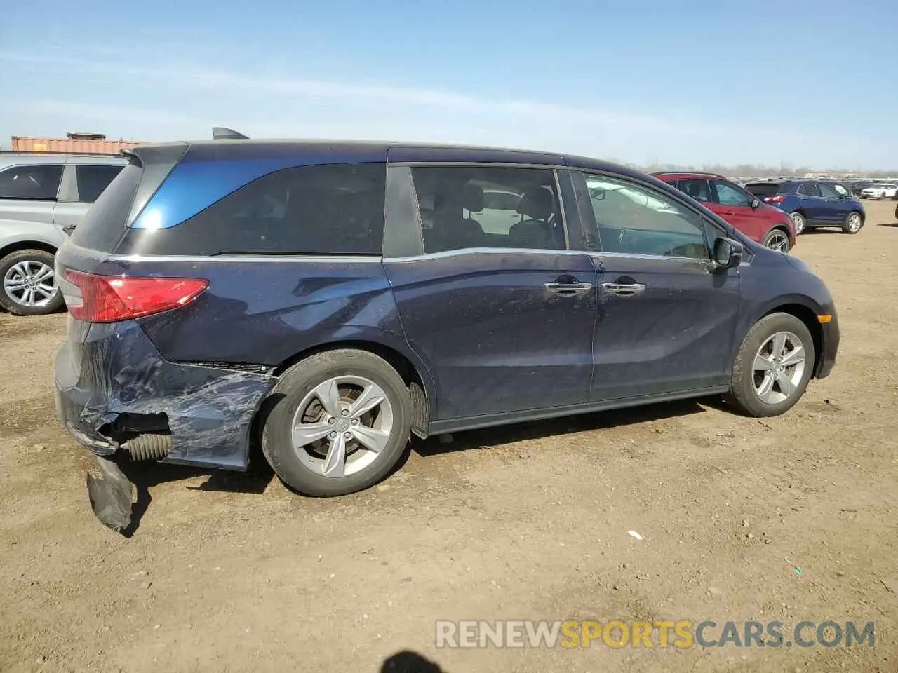 3 fotografías del automóvil dañado 5FNRL6H76KB099611 HONDA All Models 2019