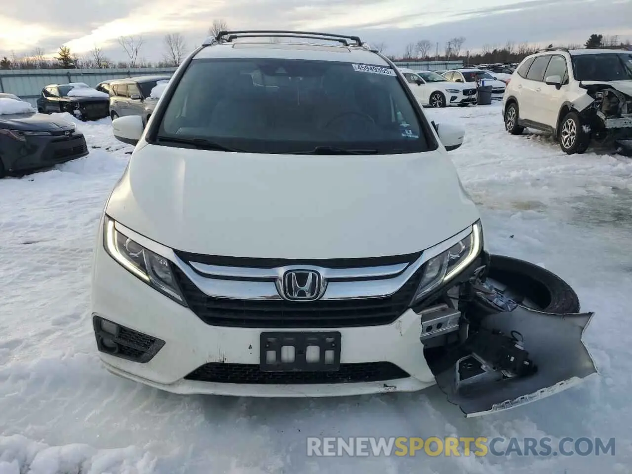 5 fotografías del automóvil dañado 5FNRL6H78KB095673 HONDA All Models 2019