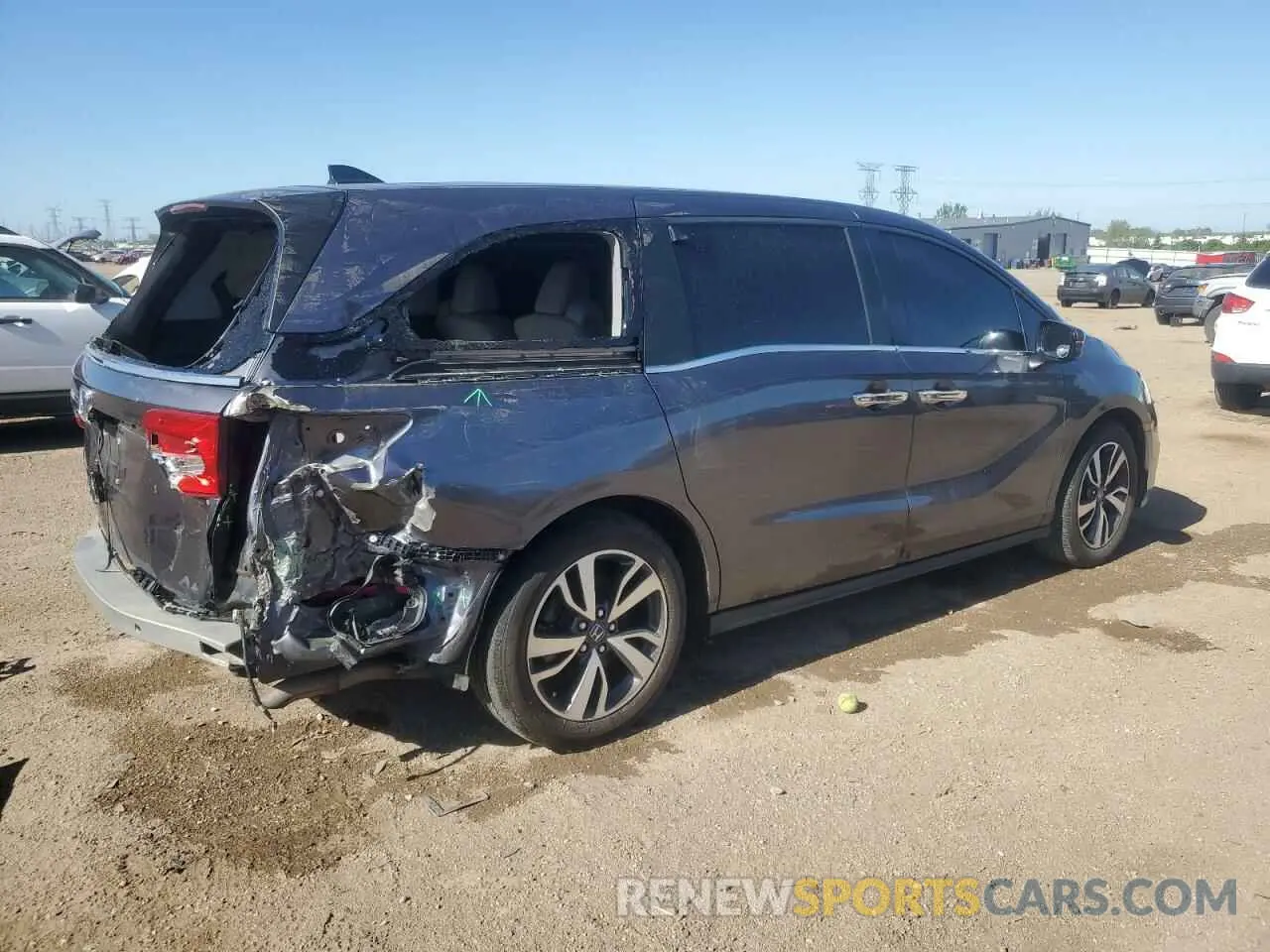3 fotografías del automóvil dañado 5FNRL6H79KB045249 HONDA All Models 2019