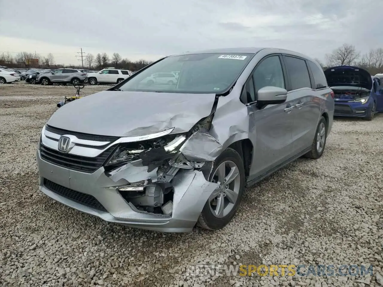 1 fotografías del automóvil dañado 5FNRL6H73LB015617 HONDA All Models 2020