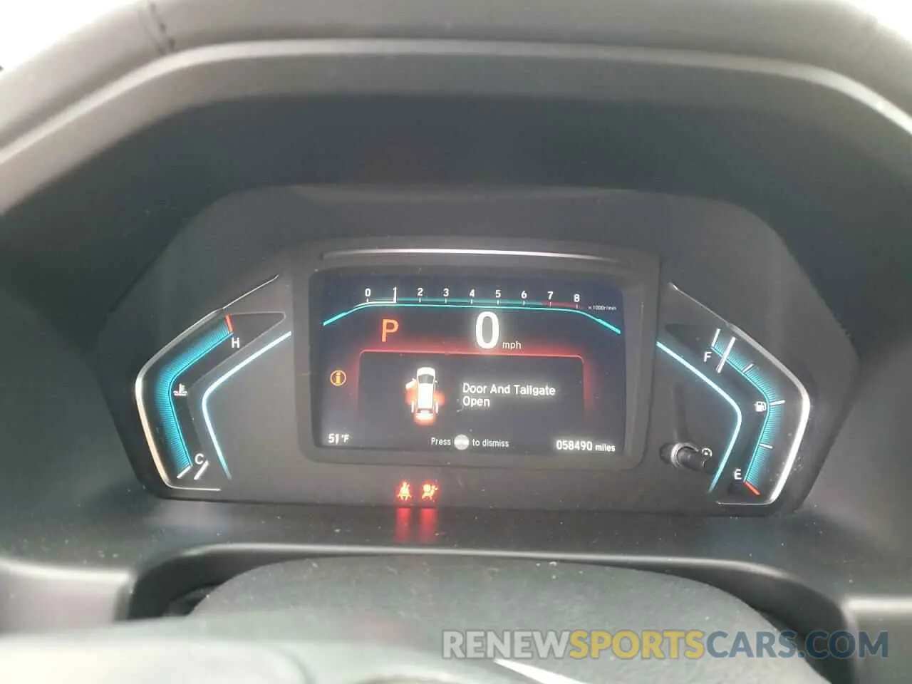 9 fotografías del automóvil dañado 5FNRL6H73LB015617 HONDA All Models 2020