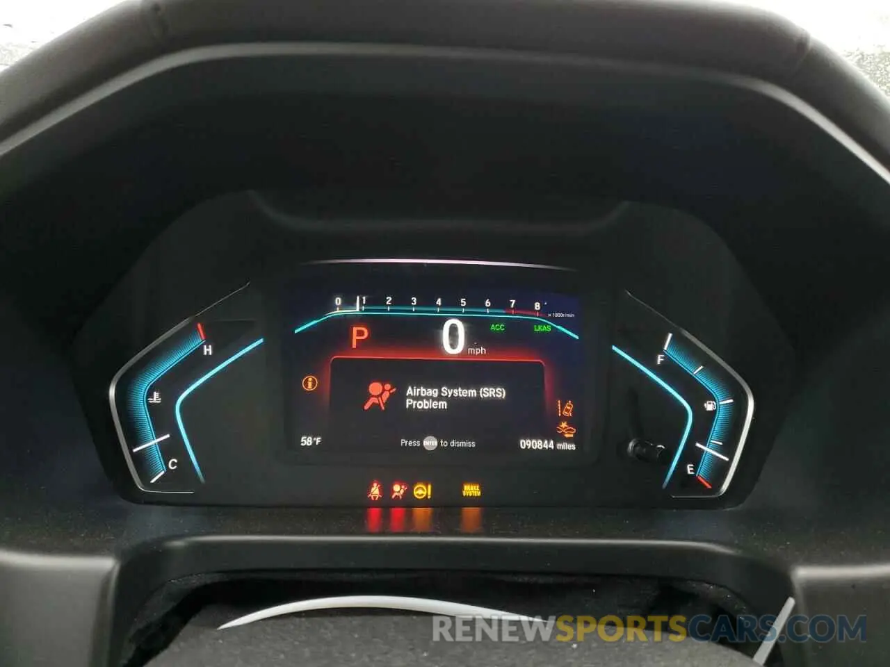 9 fotografías del automóvil dañado 5FNRL6H74LB047668 HONDA All Models 2020
