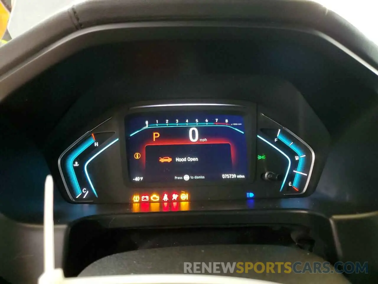 9 fotografías del automóvil dañado 5FNRL6H7XLB003612 HONDA All Models 2020