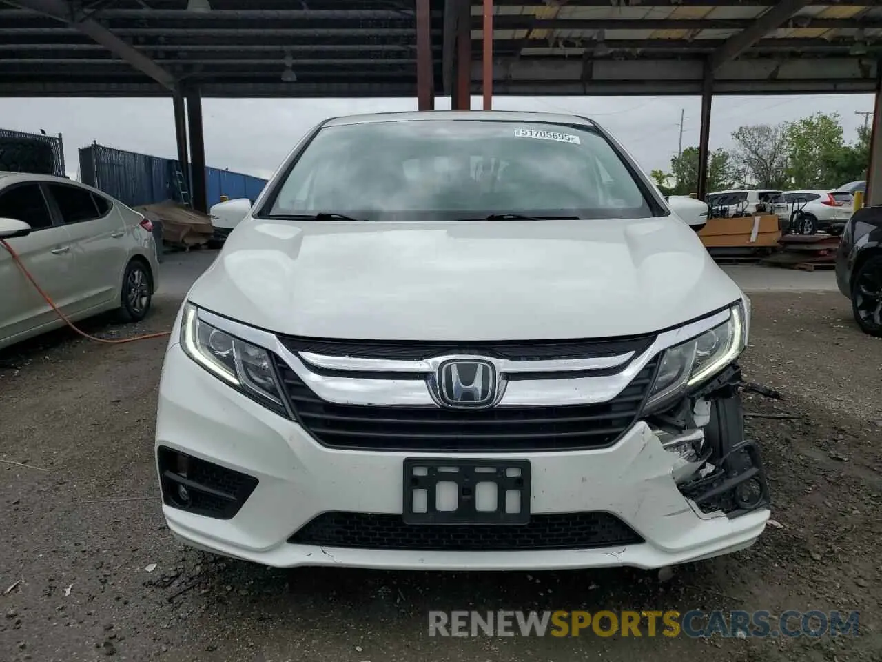 5 fotografías del automóvil dañado 5FNRL6H7XLB017932 HONDA All Models 2020