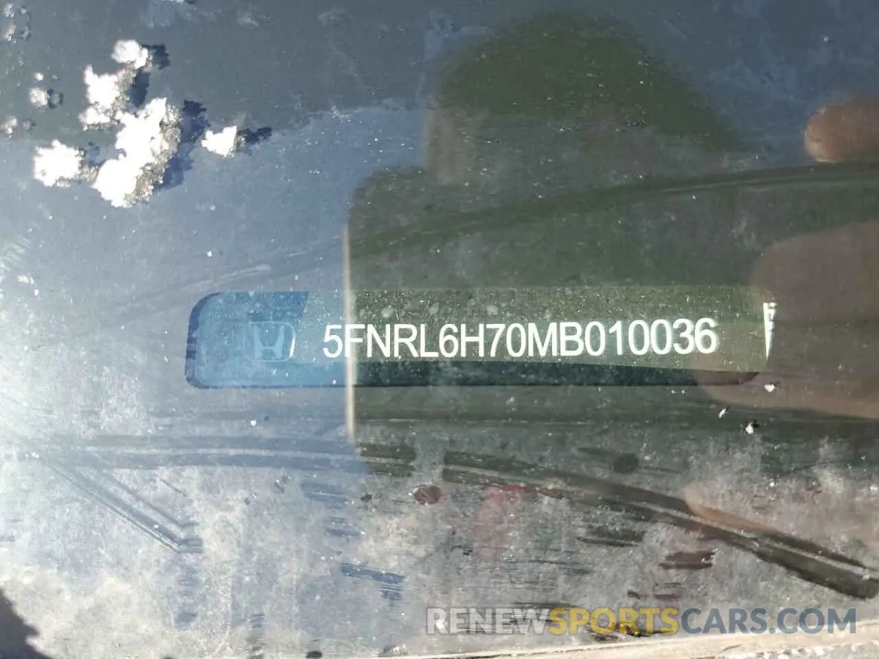 13 fotografías del automóvil dañado 5FNRL6H72MB045161 HONDA All Models 2021