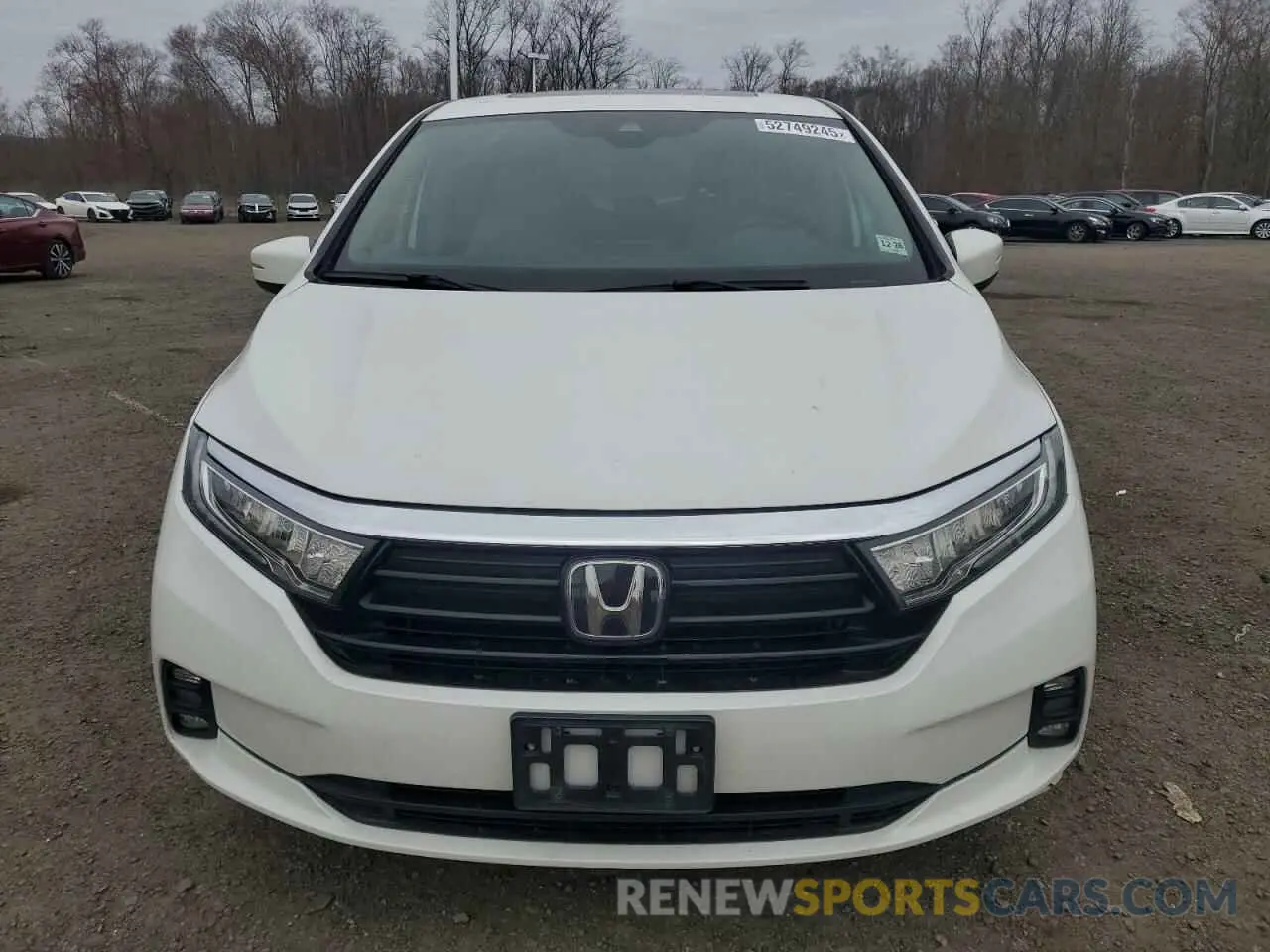 5 fotografías del automóvil dañado 5FNRL6H74MB010055 HONDA All Models 2021