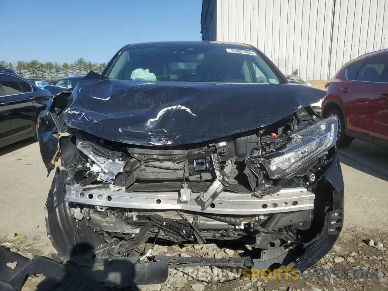 5 fotografías del automóvil dañado 5FNRL6H78MB021365 HONDA All Models 2021