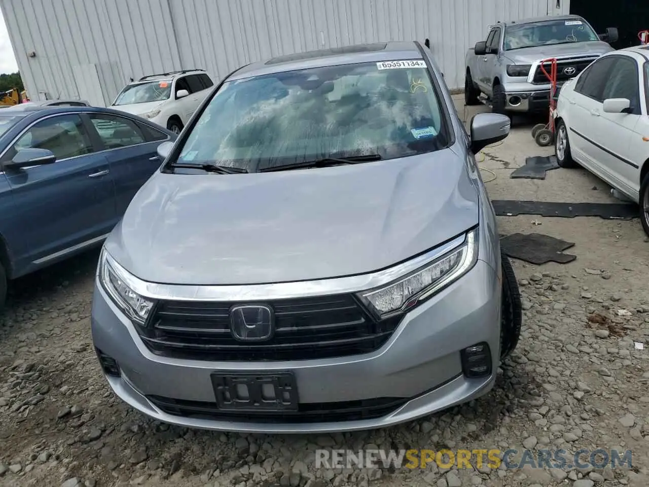 5 fotografías del automóvil dañado 5FNRL6H79MB044718 HONDA All Models 2021
