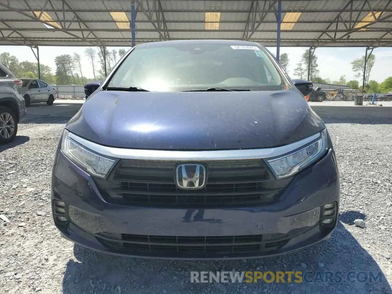 5 fotografías del automóvil dañado 5FNRL6H76NB006493 HONDA All Models 2022