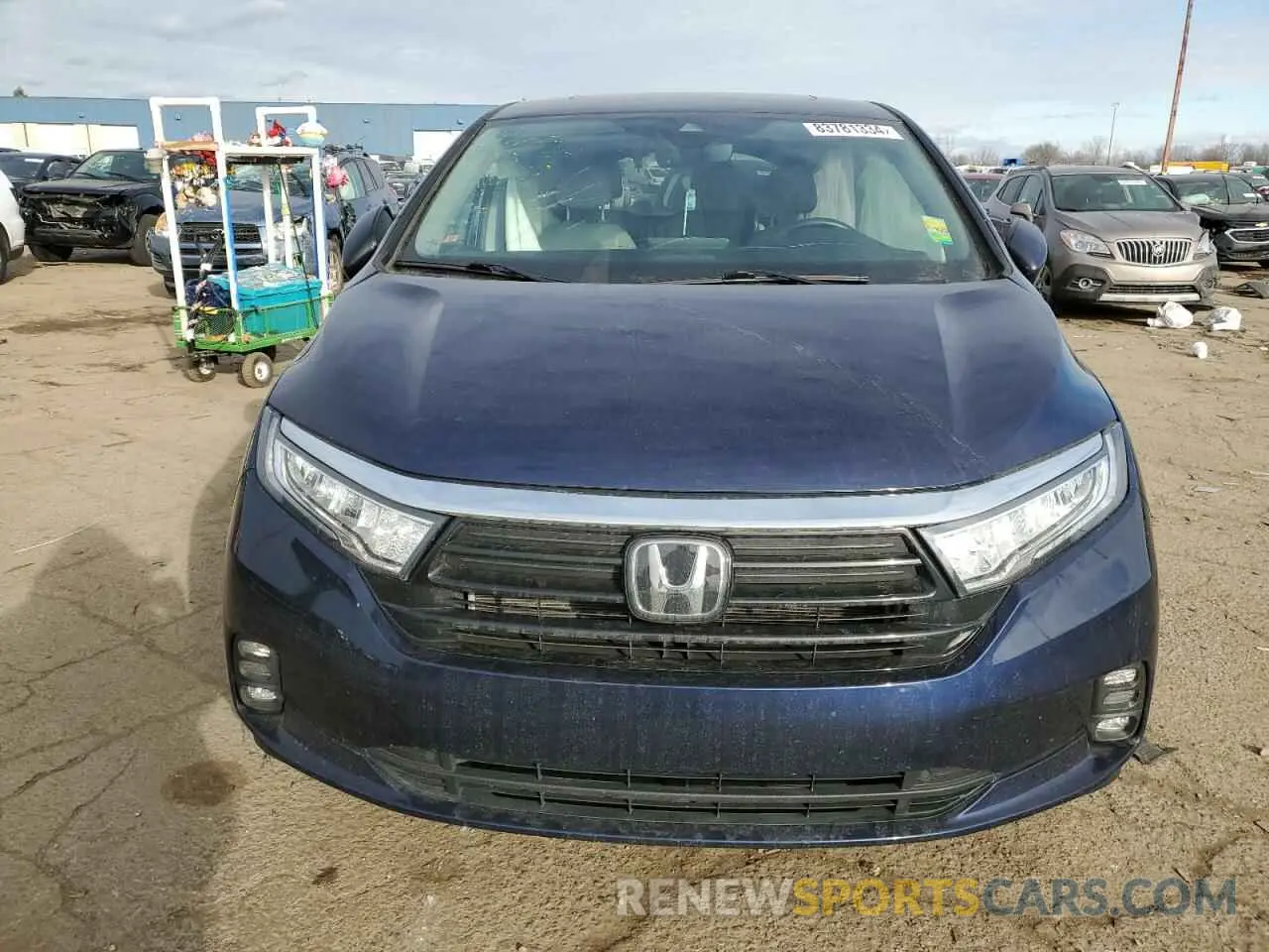 5 fotografías del automóvil dañado 5FNRL6H76NB048906 HONDA All Models 2022