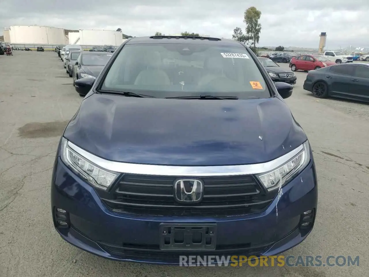 5 fotografías del automóvil dañado 5FNRL6H7XNB001684 HONDA All Models 2022
