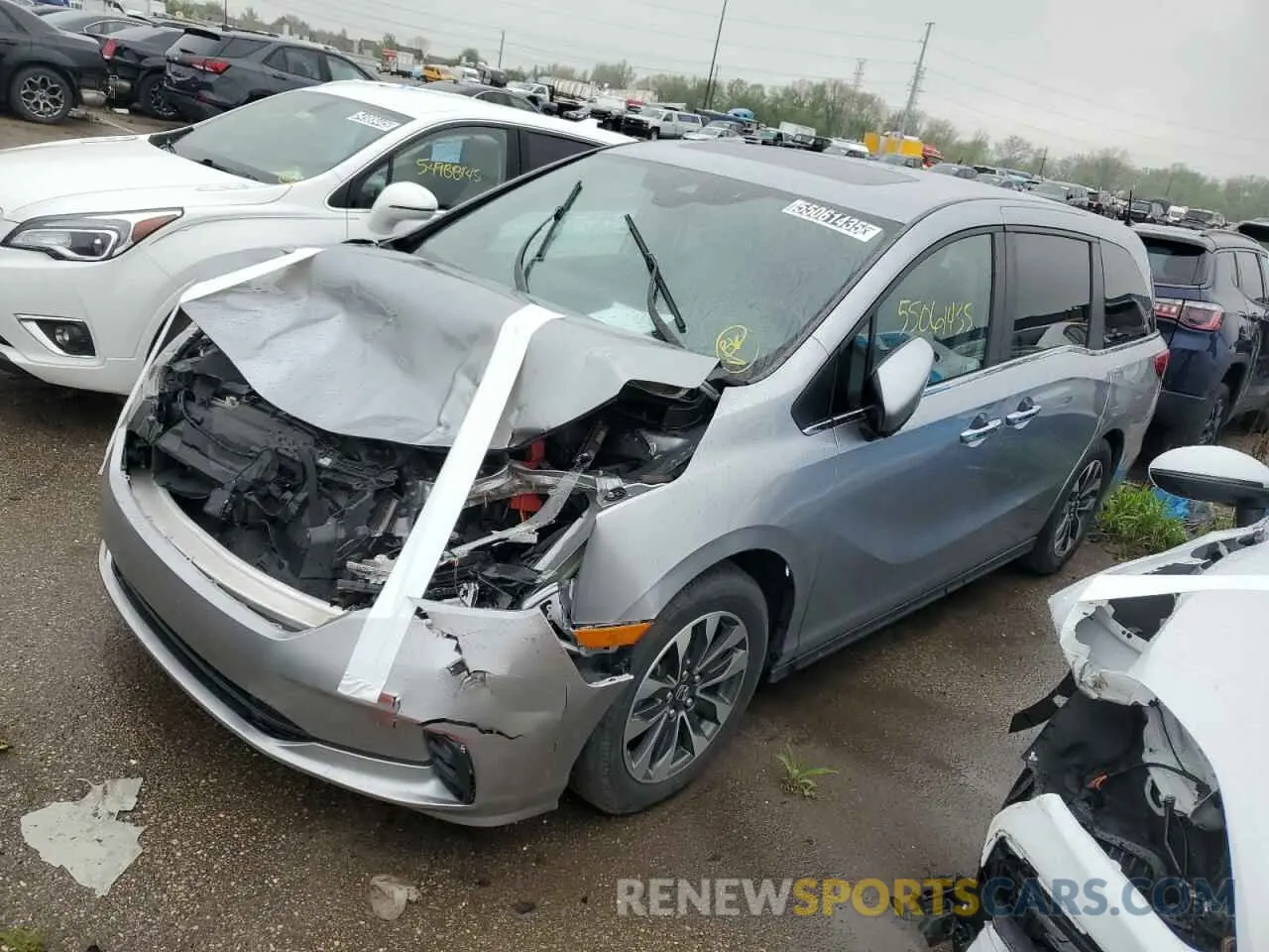 1 fotografías del automóvil dañado 5FNRL6H61PB041825 HONDA All Models 2023