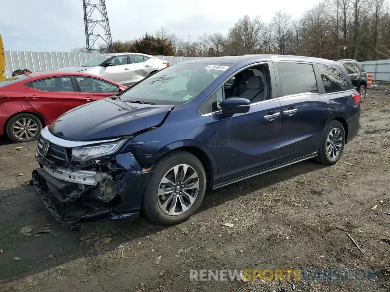 1 fotografías del automóvil dañado 5FNRL6H63PB071750 HONDA All Models 2023