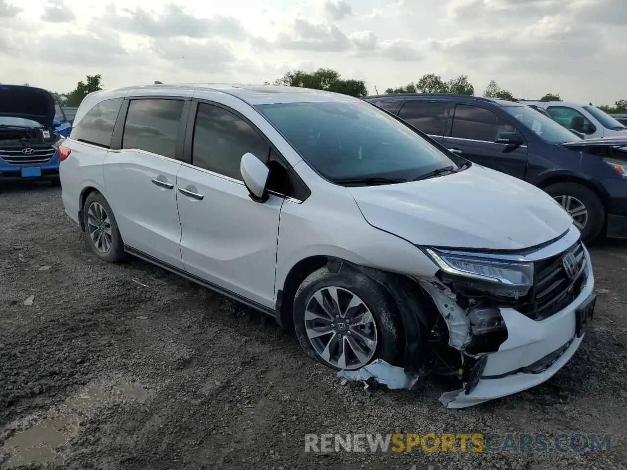 4 fotografías del automóvil dañado 5FNRL6H66RB000478 HONDA All Models 2024