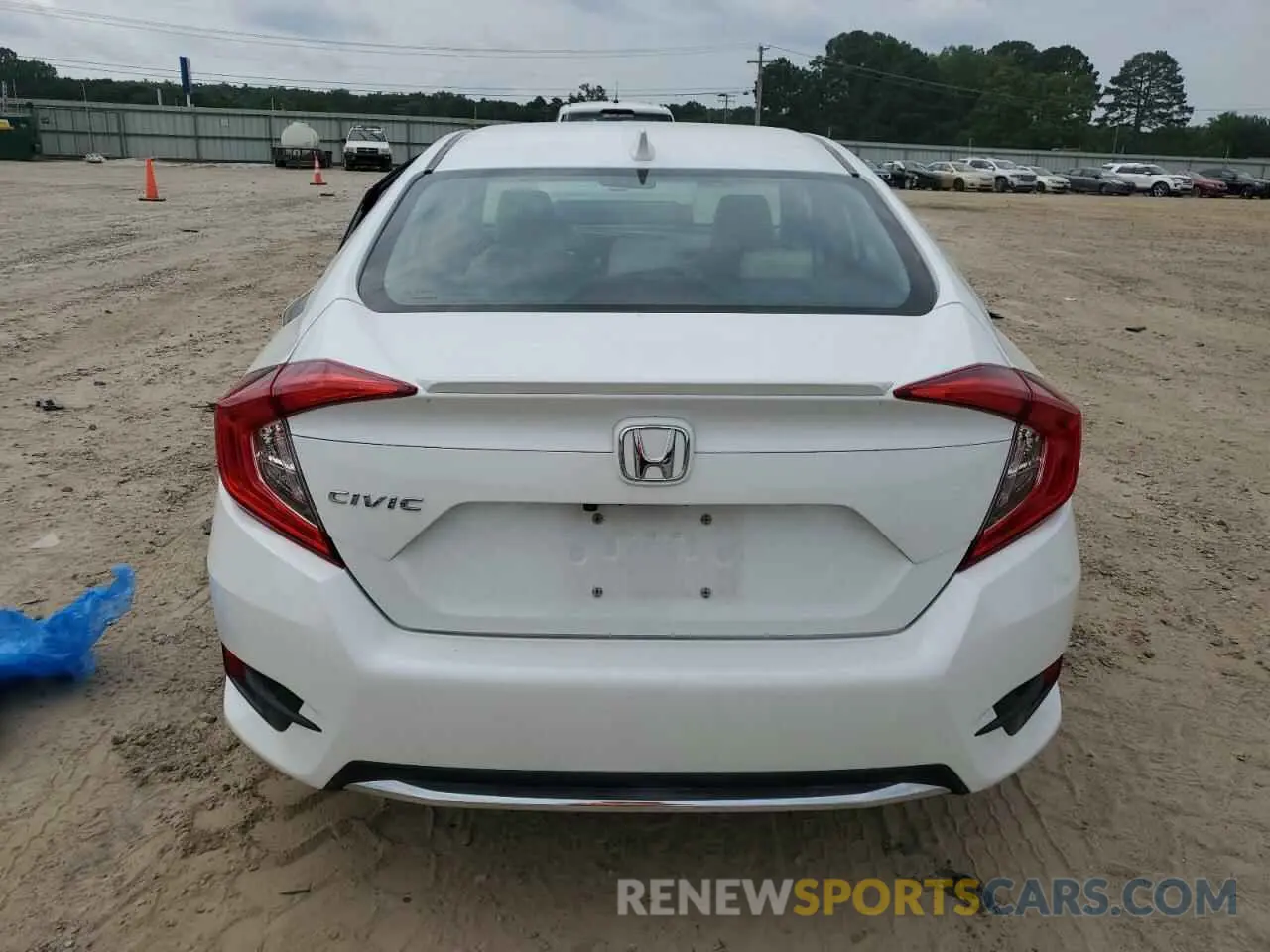 6 fotografías del automóvil dañado 19XFC1F30KE007002 HONDA CIVIC 2019