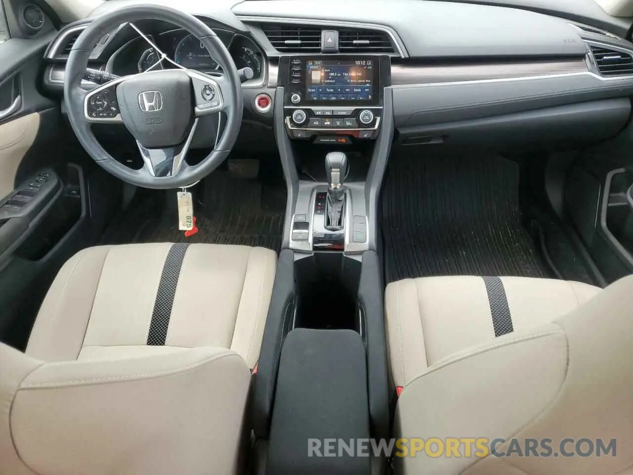 8 fotografías del automóvil dañado 19XFC1F30KE007002 HONDA CIVIC 2019
