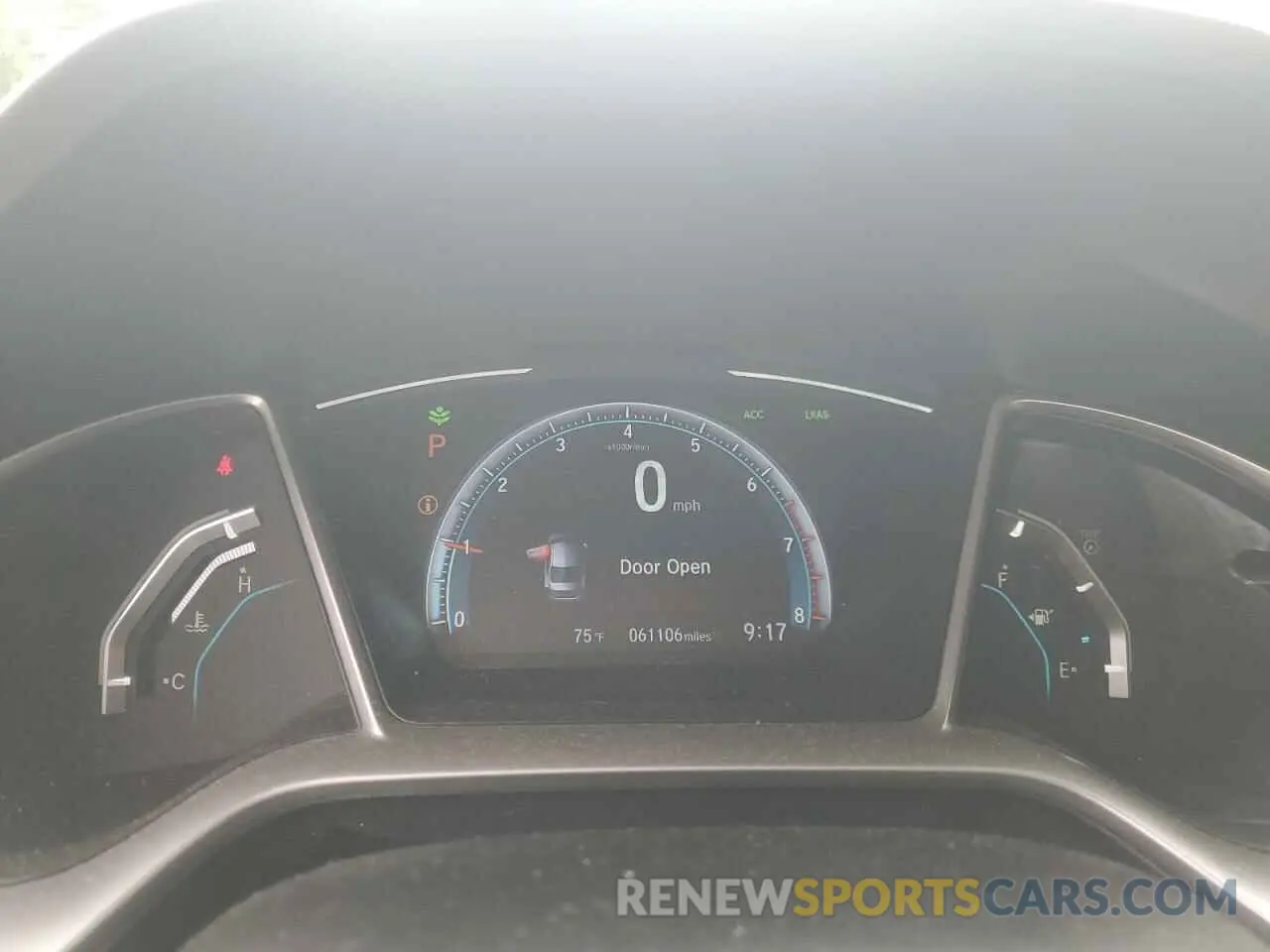 9 fotografías del automóvil dañado 19XFC1F30KE018520 HONDA CIVIC 2019
