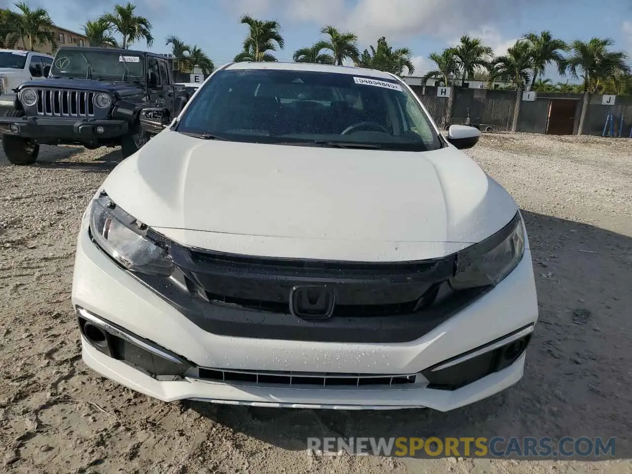 5 fotografías del automóvil dañado 19XFC1F30KE208270 HONDA CIVIC 2019