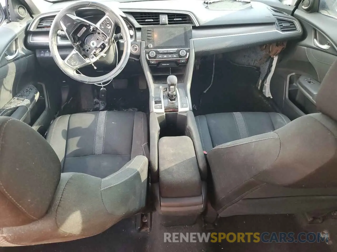 8 fotografías del automóvil dañado 19XFC1F30KE208270 HONDA CIVIC 2019