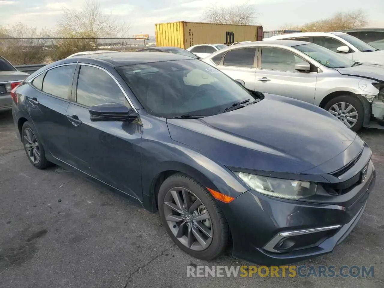 4 fotografías del automóvil dañado 19XFC1F30KE216515 HONDA CIVIC 2019