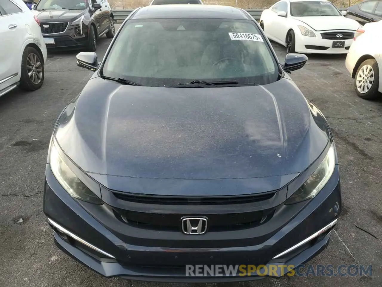 5 fotografías del automóvil dañado 19XFC1F30KE216515 HONDA CIVIC 2019