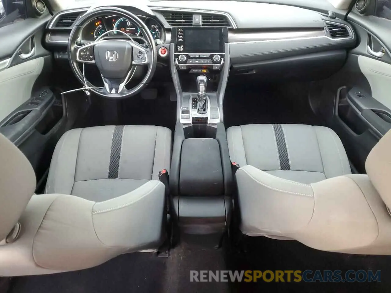 8 fotografías del automóvil dañado 19XFC1F30KE216515 HONDA CIVIC 2019
