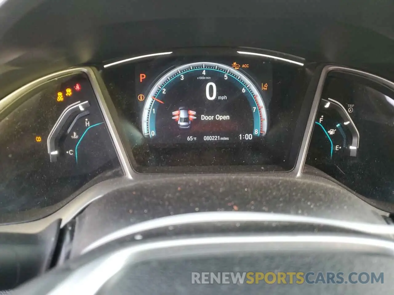 9 fotografías del automóvil dañado 19XFC1F30KE216515 HONDA CIVIC 2019