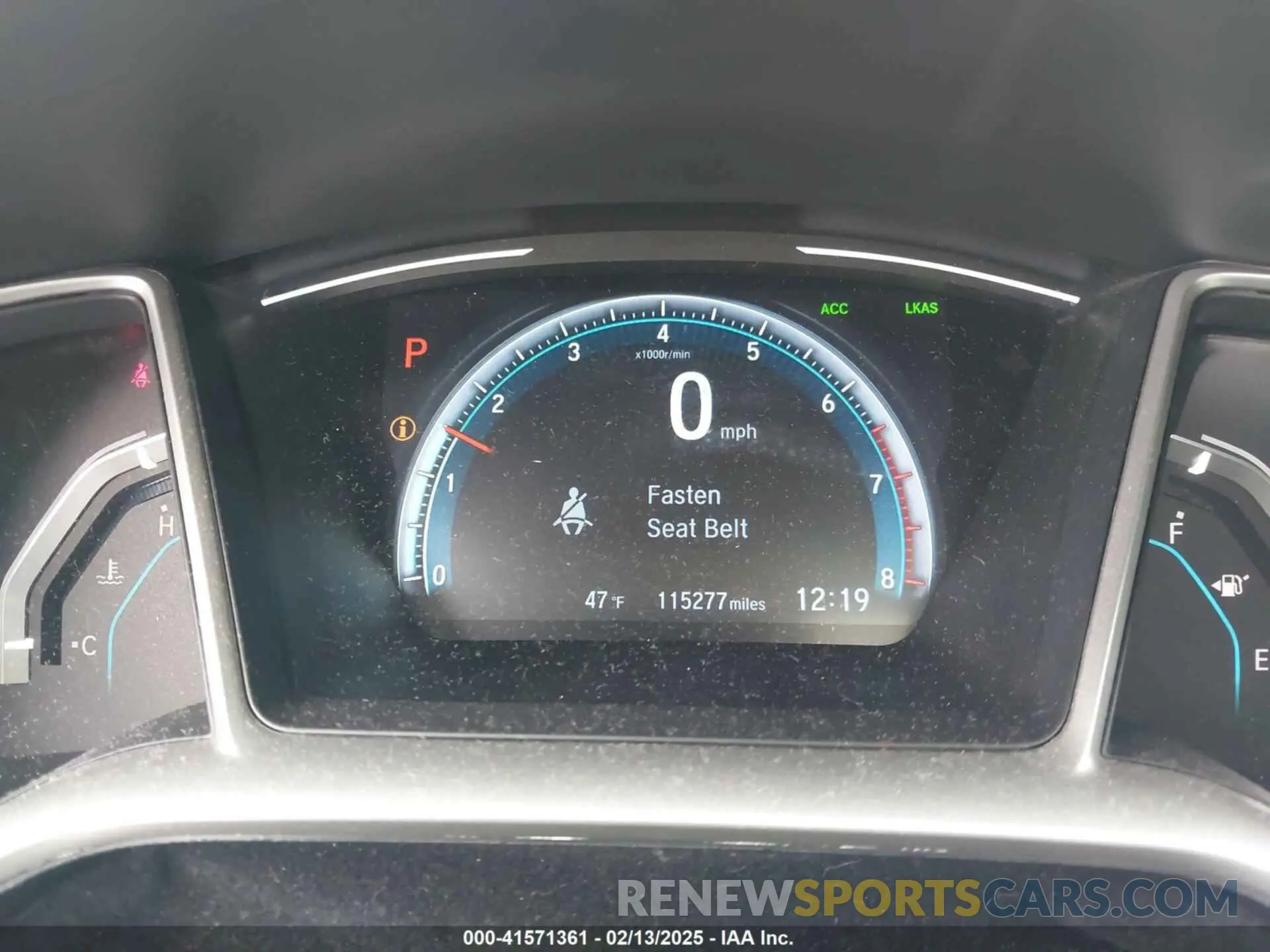 7 fotografías del automóvil dañado 19XFC1F31KE002777 HONDA CIVIC 2019