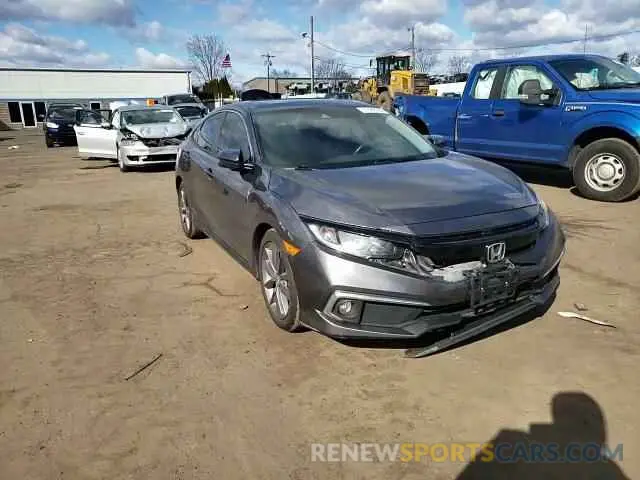 11 fotografías del automóvil dañado 19XFC1F31KE207449 HONDA CIVIC 2019