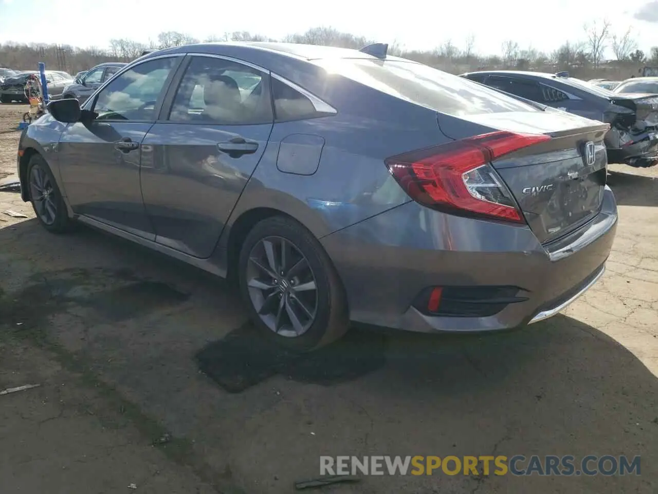 2 fotografías del automóvil dañado 19XFC1F31KE207449 HONDA CIVIC 2019