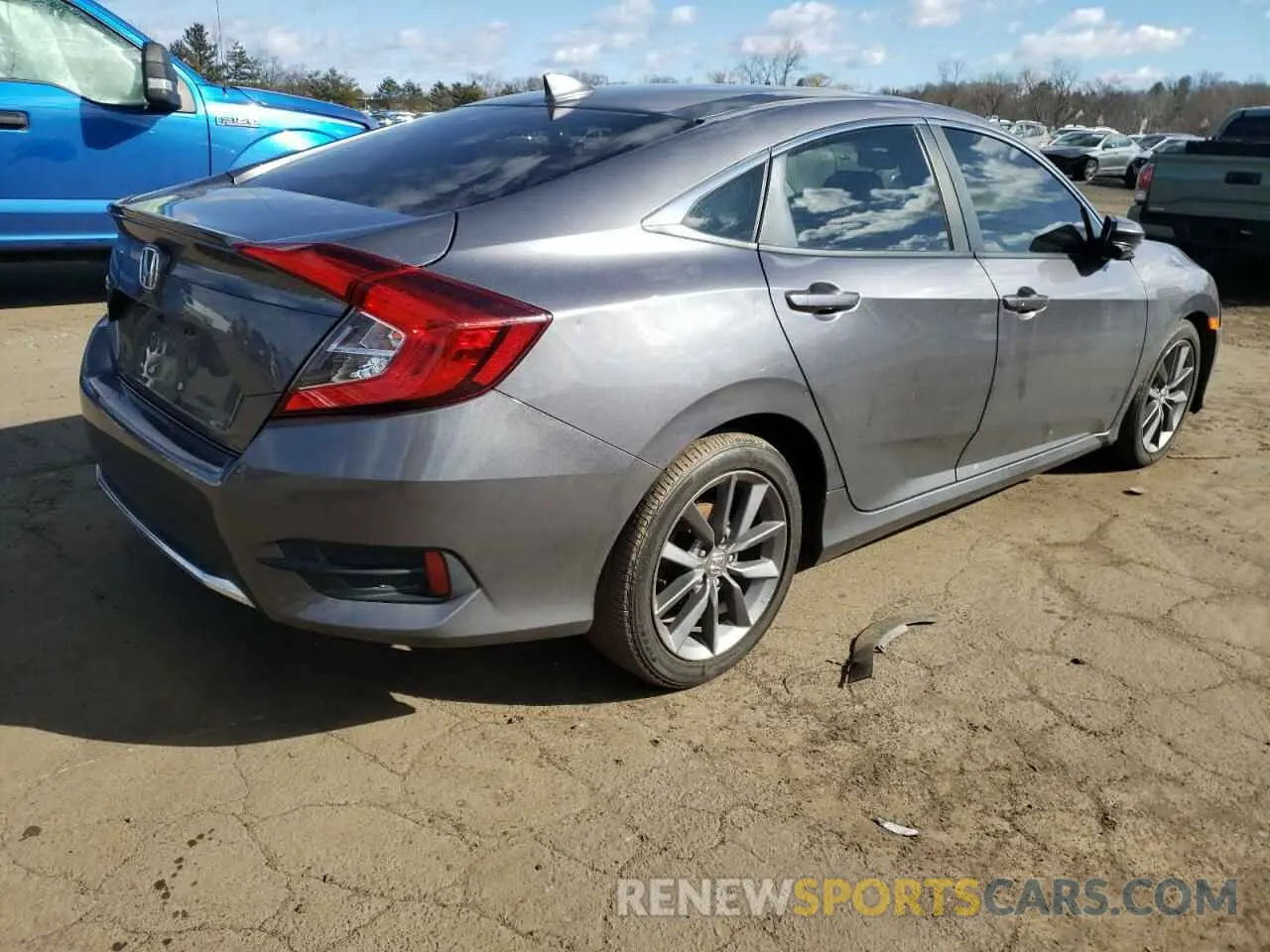 3 fotografías del automóvil dañado 19XFC1F31KE207449 HONDA CIVIC 2019