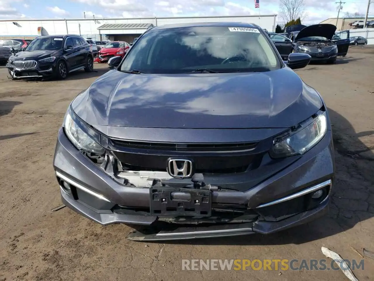 5 fotografías del automóvil dañado 19XFC1F31KE207449 HONDA CIVIC 2019