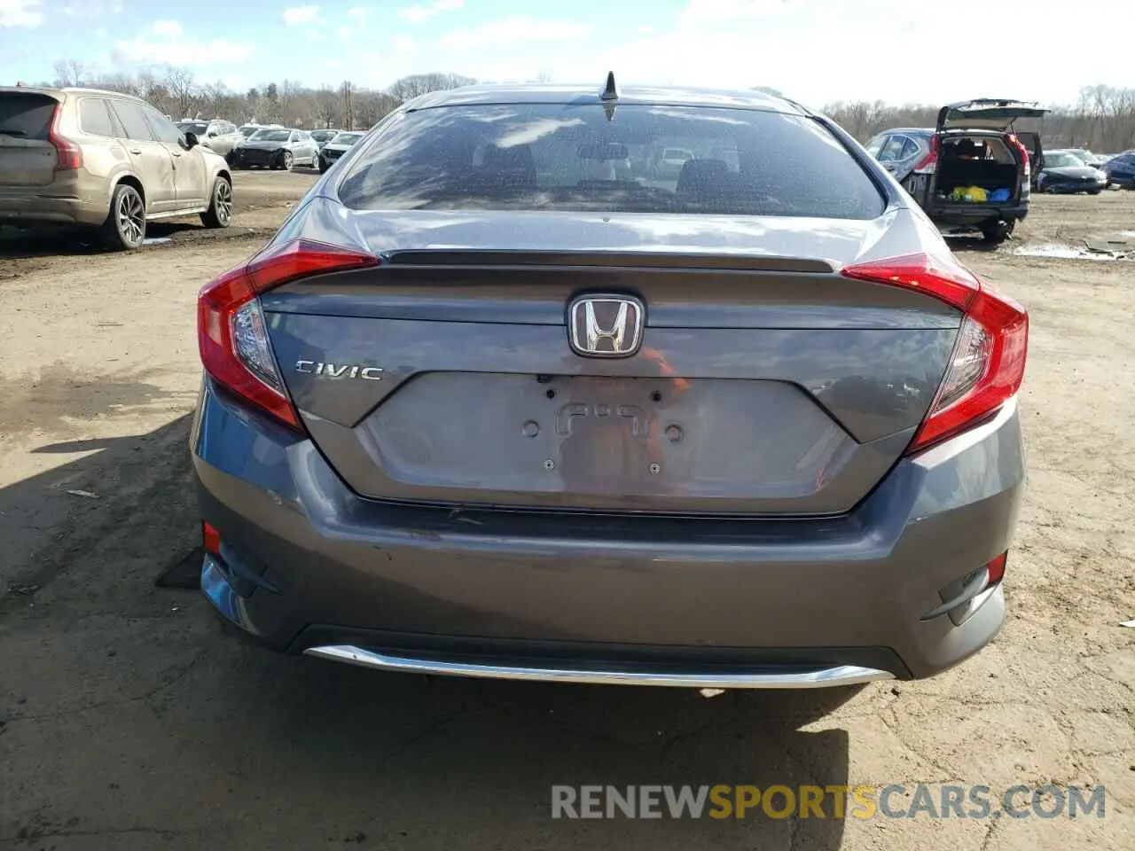 6 fotografías del automóvil dañado 19XFC1F31KE207449 HONDA CIVIC 2019