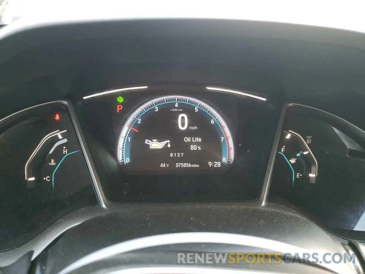 9 fotografías del automóvil dañado 19XFC1F31KE207449 HONDA CIVIC 2019