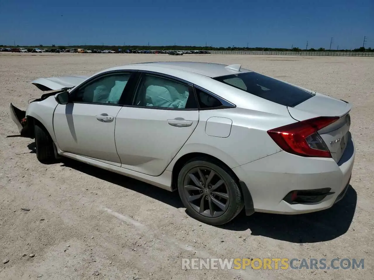 2 fotografías del automóvil dañado 19XFC1F32KE002190 HONDA CIVIC 2019