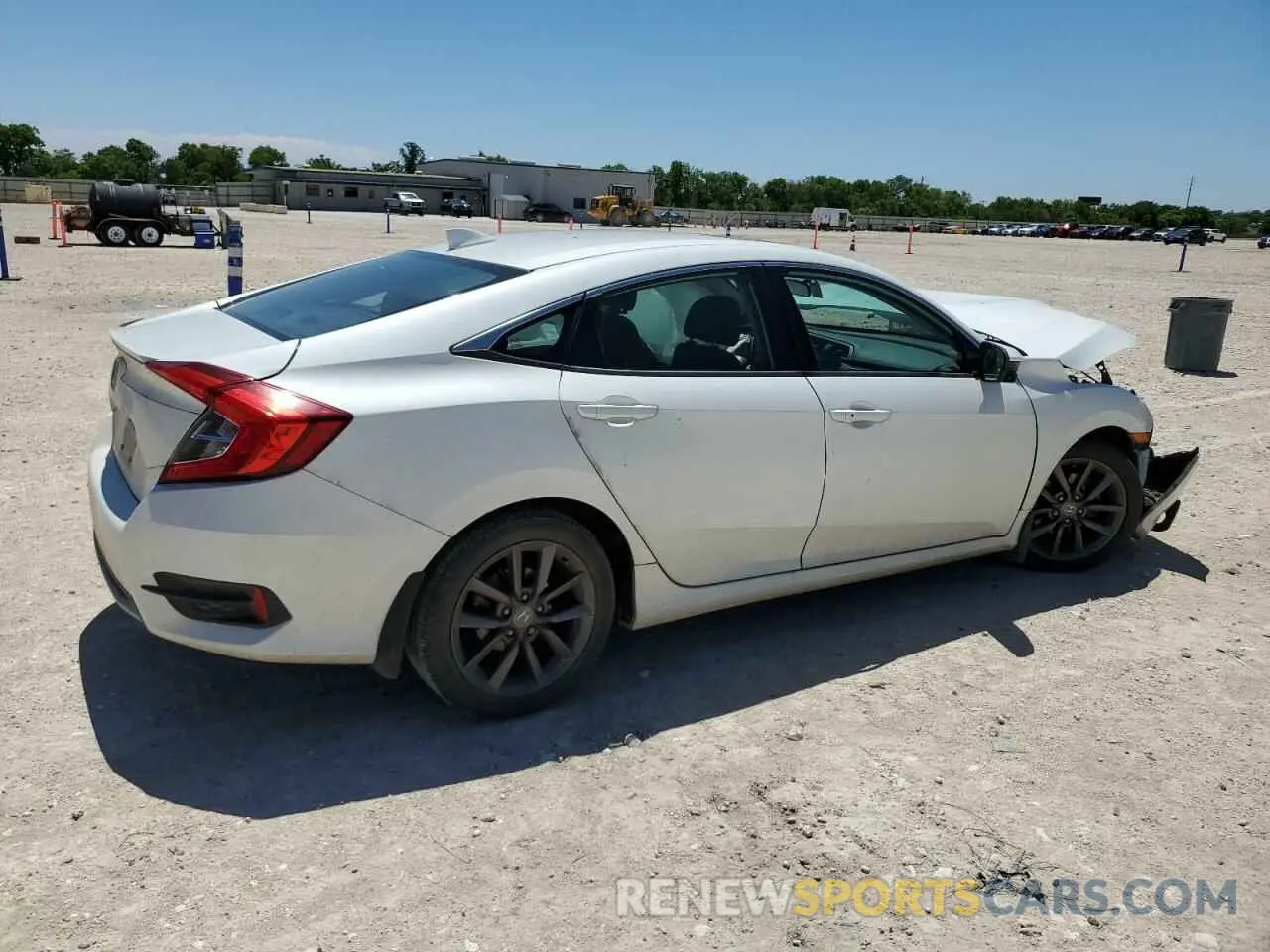 3 fotografías del automóvil dañado 19XFC1F32KE002190 HONDA CIVIC 2019
