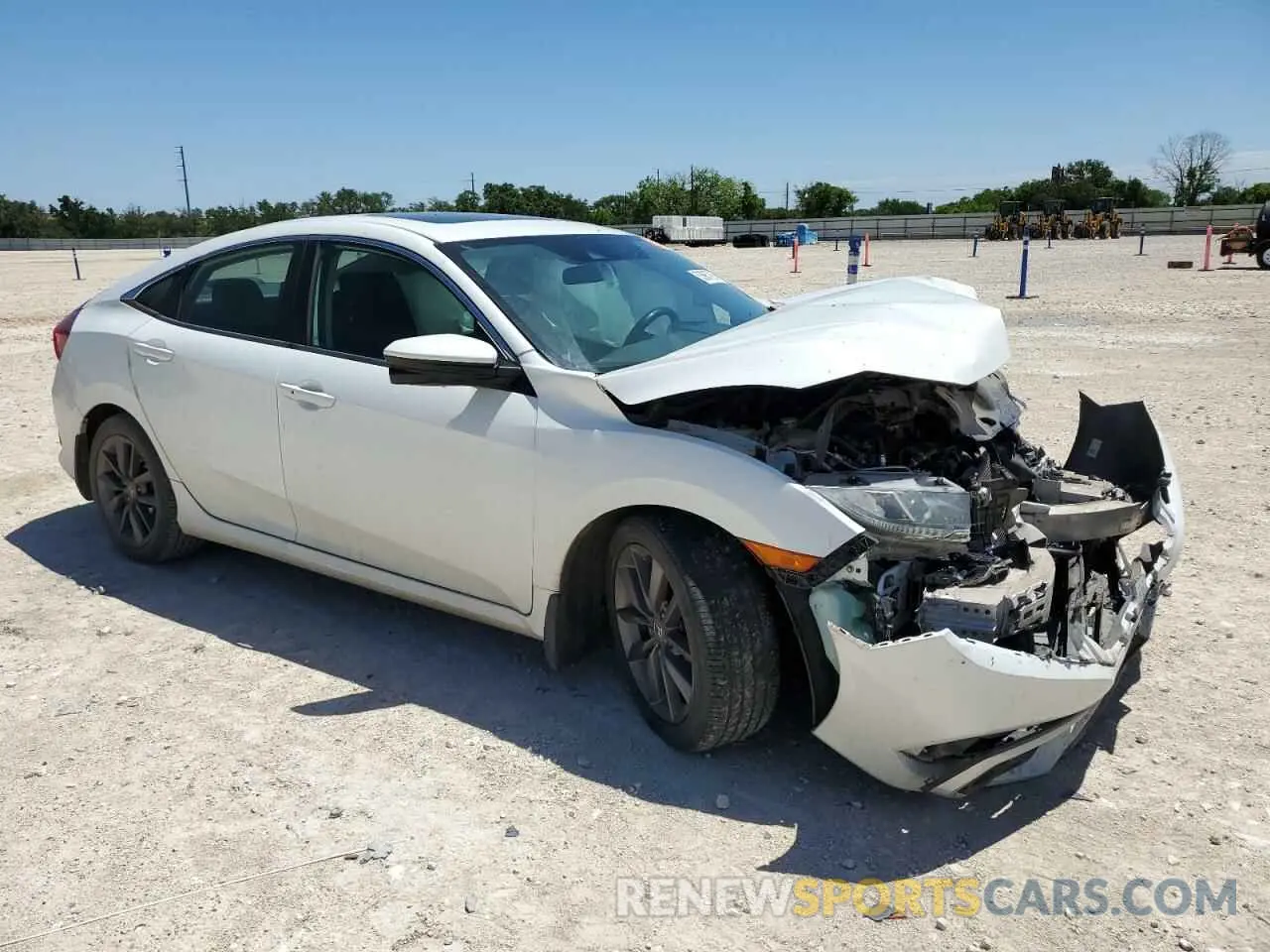 4 fotografías del automóvil dañado 19XFC1F32KE002190 HONDA CIVIC 2019