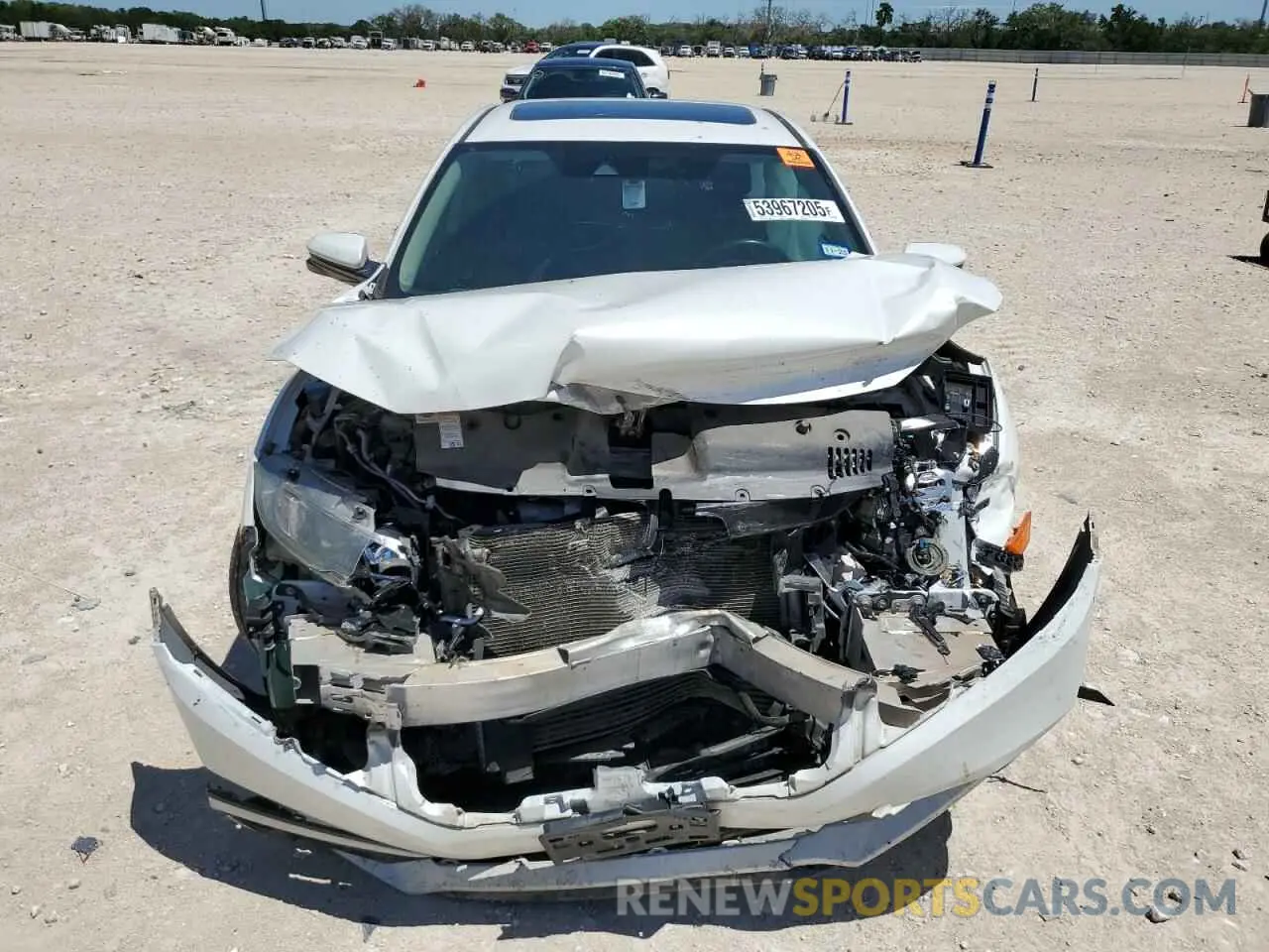 5 fotografías del automóvil dañado 19XFC1F32KE002190 HONDA CIVIC 2019