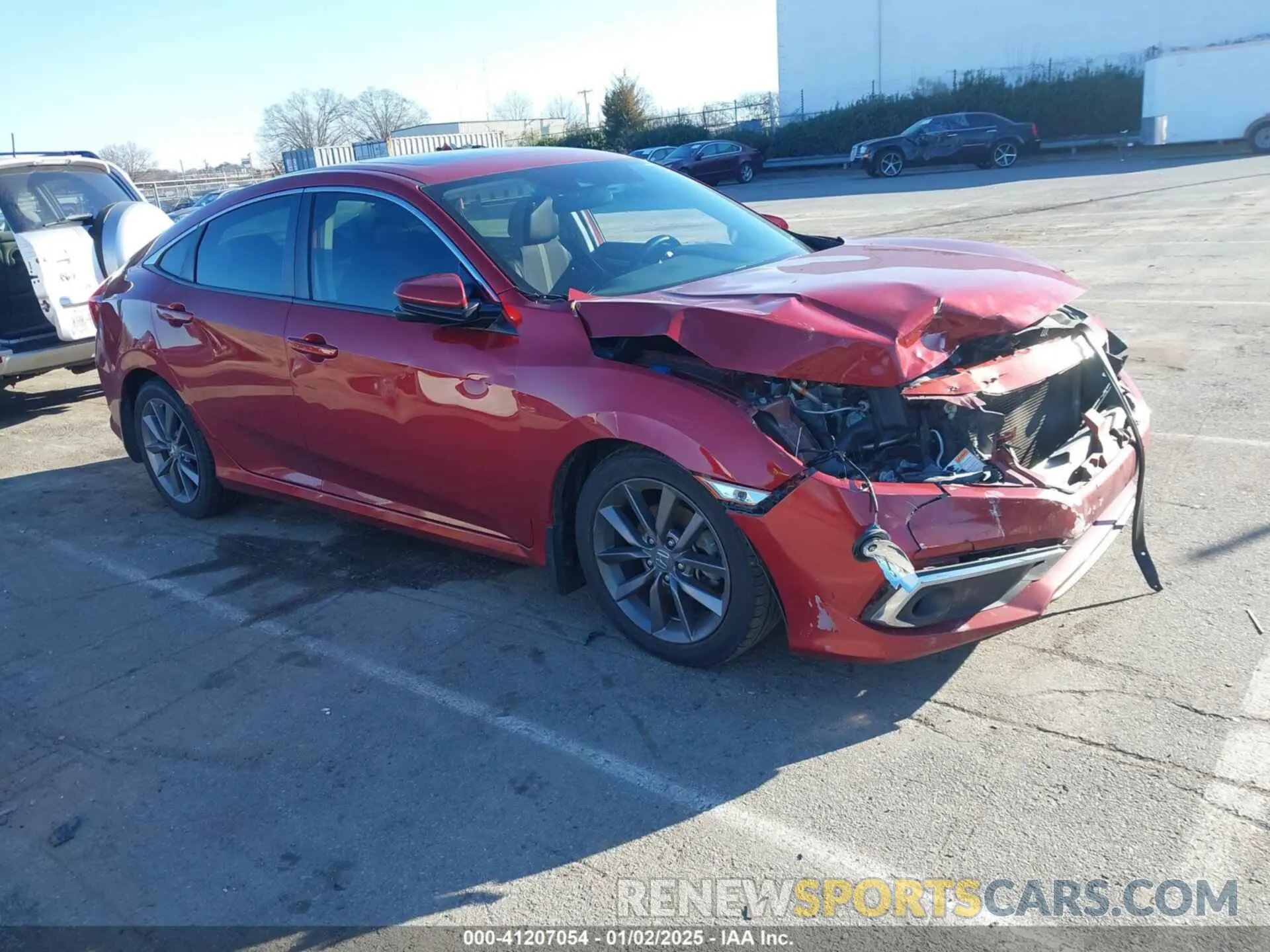1 fotografías del automóvil dañado 19XFC1F33KE004367 HONDA CIVIC 2019