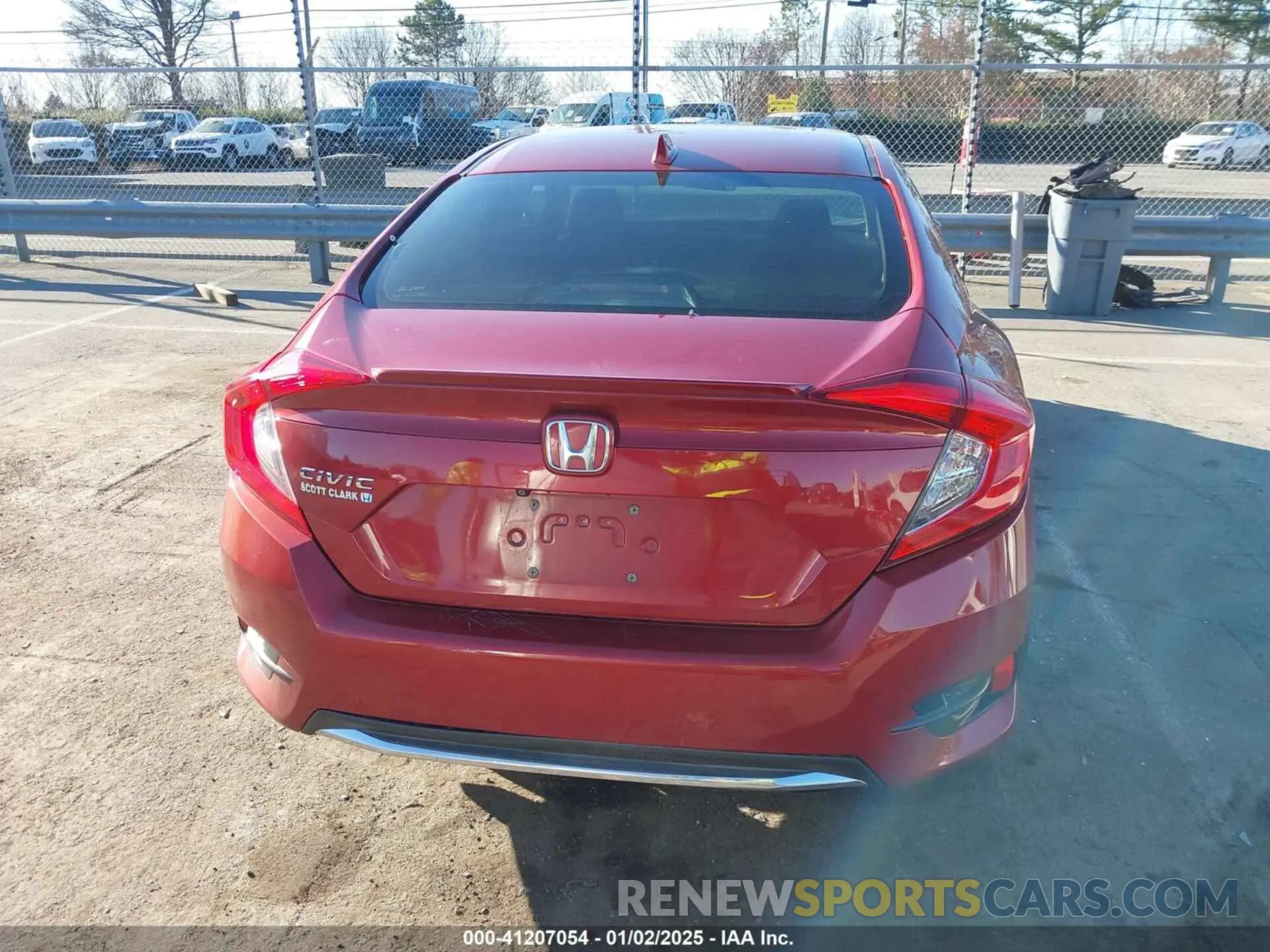 16 fotografías del automóvil dañado 19XFC1F33KE004367 HONDA CIVIC 2019