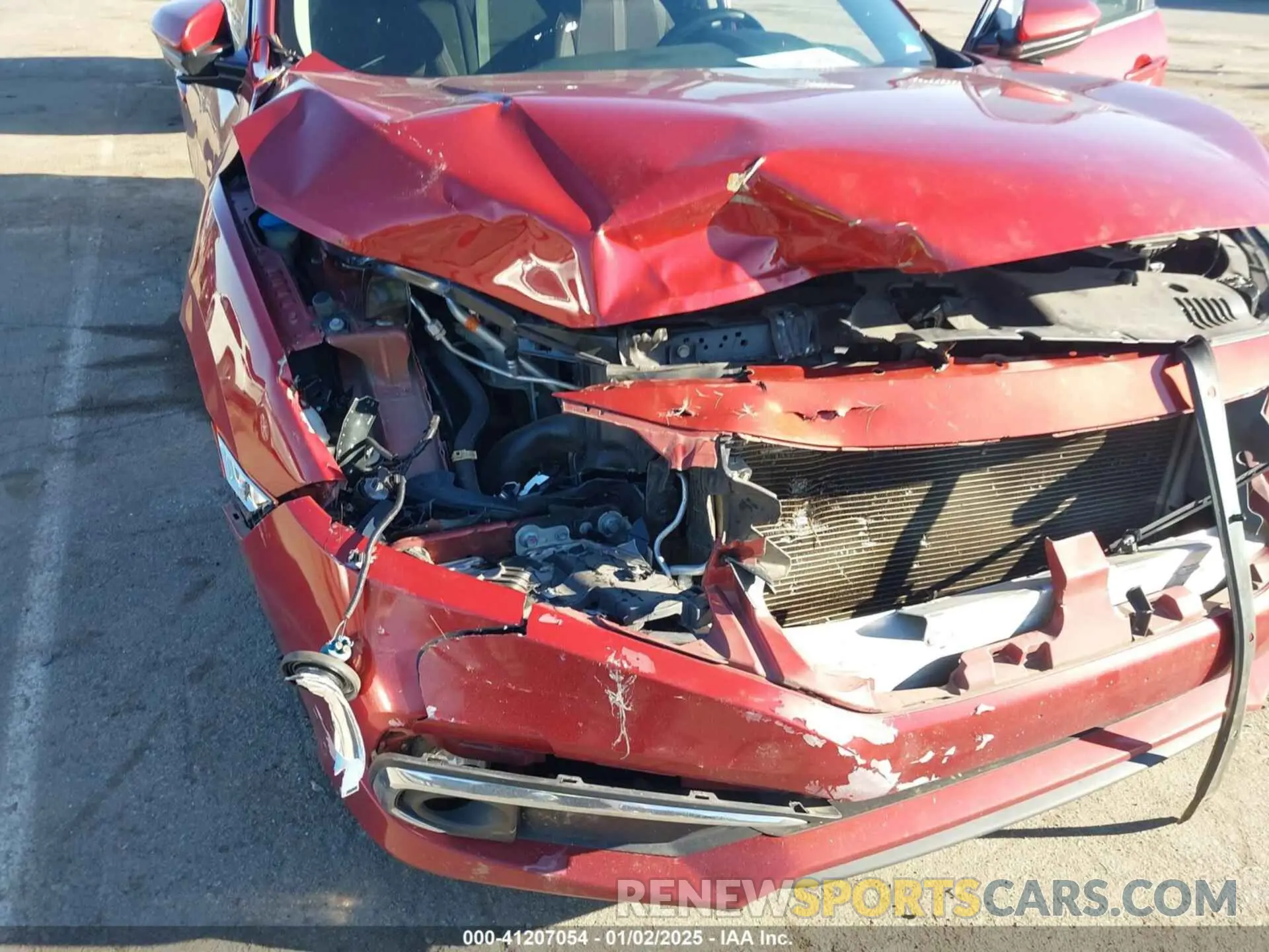 6 fotografías del automóvil dañado 19XFC1F33KE004367 HONDA CIVIC 2019