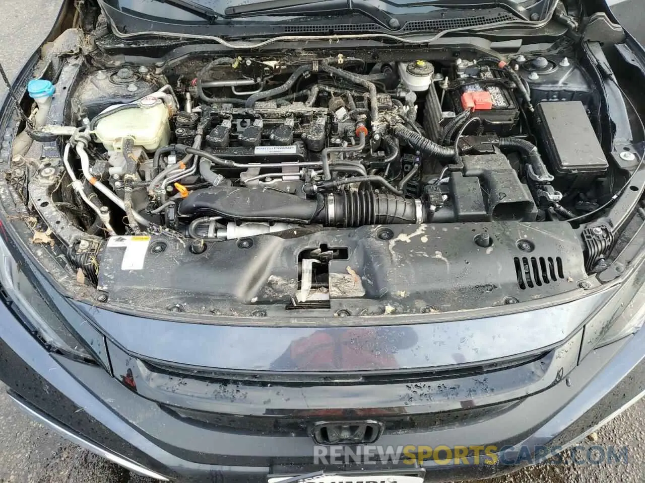 12 fotografías del automóvil dañado 19XFC1F33KE016213 HONDA CIVIC 2019